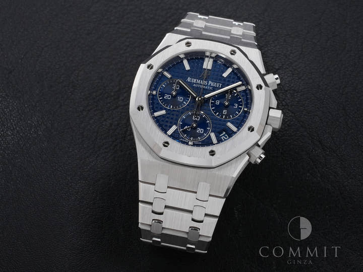 オーデマピゲ ロイヤルオーク クロノグラフ Ref.26239BC.OO.1220BC.01 ホワイトゴールド ブルー文字盤 中古 axbugchj