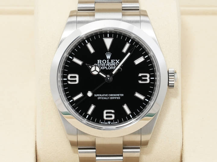 ロレックス エクスプローラー40 Ref.224270 ステンレススチール ブラック文字盤 オイスターブレスレット 中古 v6gjssdx