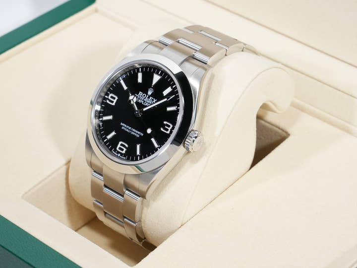 ロレックス エクスプローラー40 Ref.224270 ステンレススチール ブラック文字盤 オイスターブレスレット 中古 v6gjssdx
