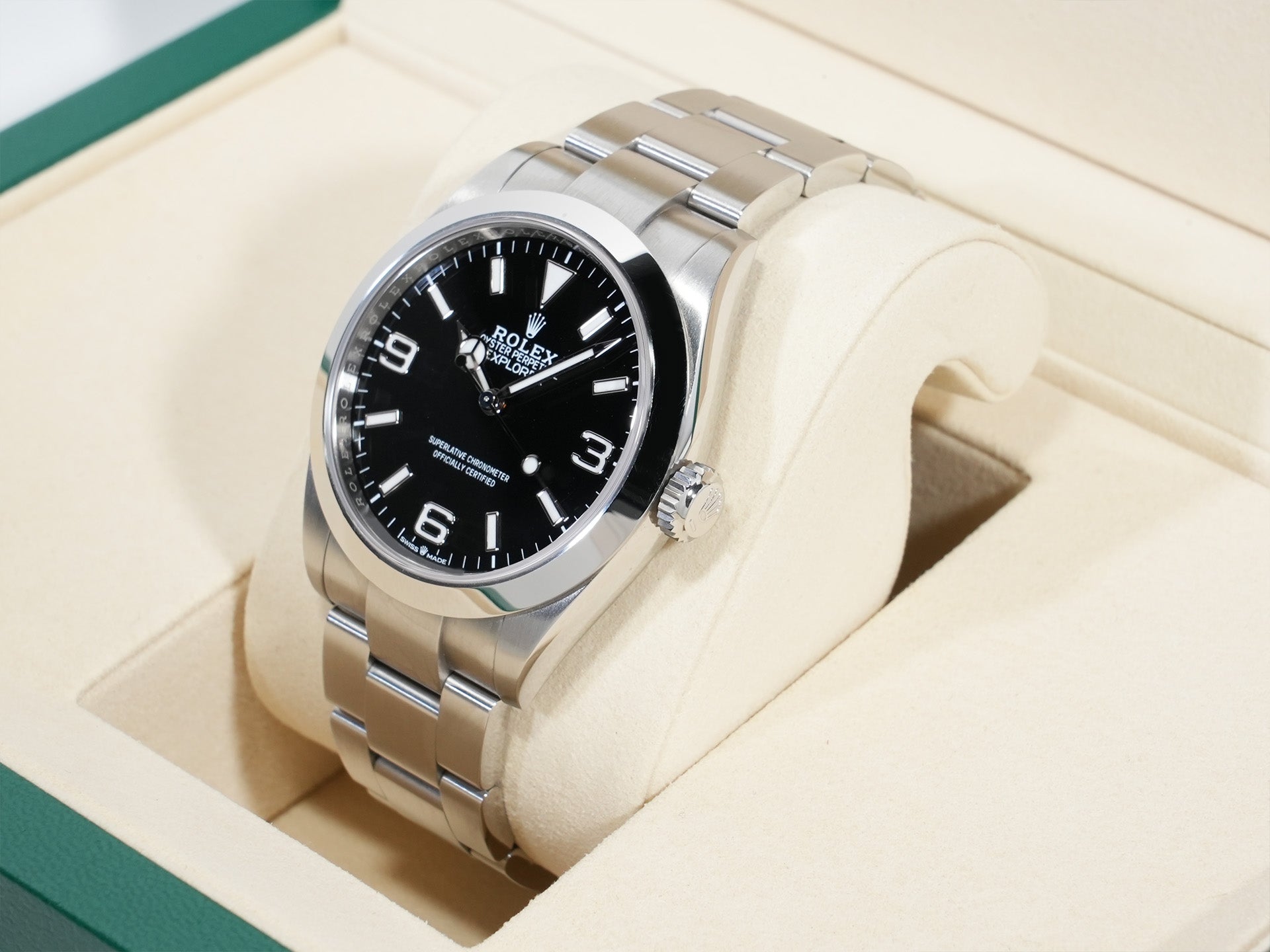 ロレックス エクスプローラー40 Ref.224270 ステンレススチール ブラック文字盤 オイスターブレスレット 中古 v6gjssdx