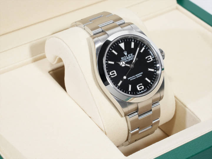 ロレックス エクスプローラー40 Ref.224270 ステンレススチール ブラック文字盤 オイスターブレスレット 中古 v6gjssdx