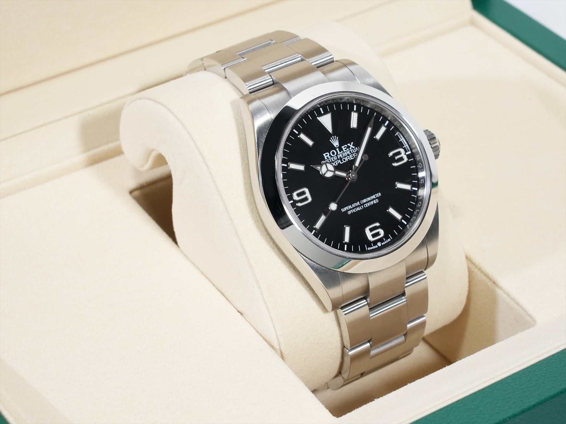 ロレックス エクスプローラー40 Ref.224270 ステンレススチール ブラック文字盤 オイスターブレスレット 中古 v6gjssdx