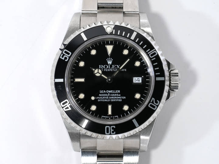 Rolex Sea-Dweller Ref.16600 Stainless Steel Black Dial Used 9ndmqwkn