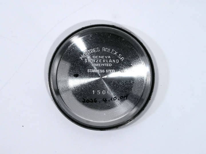 ロレックス オイスターパーペチュアル デイト Ref.1500 ステンレススチール ブラック文字盤 中古 84yvu8na