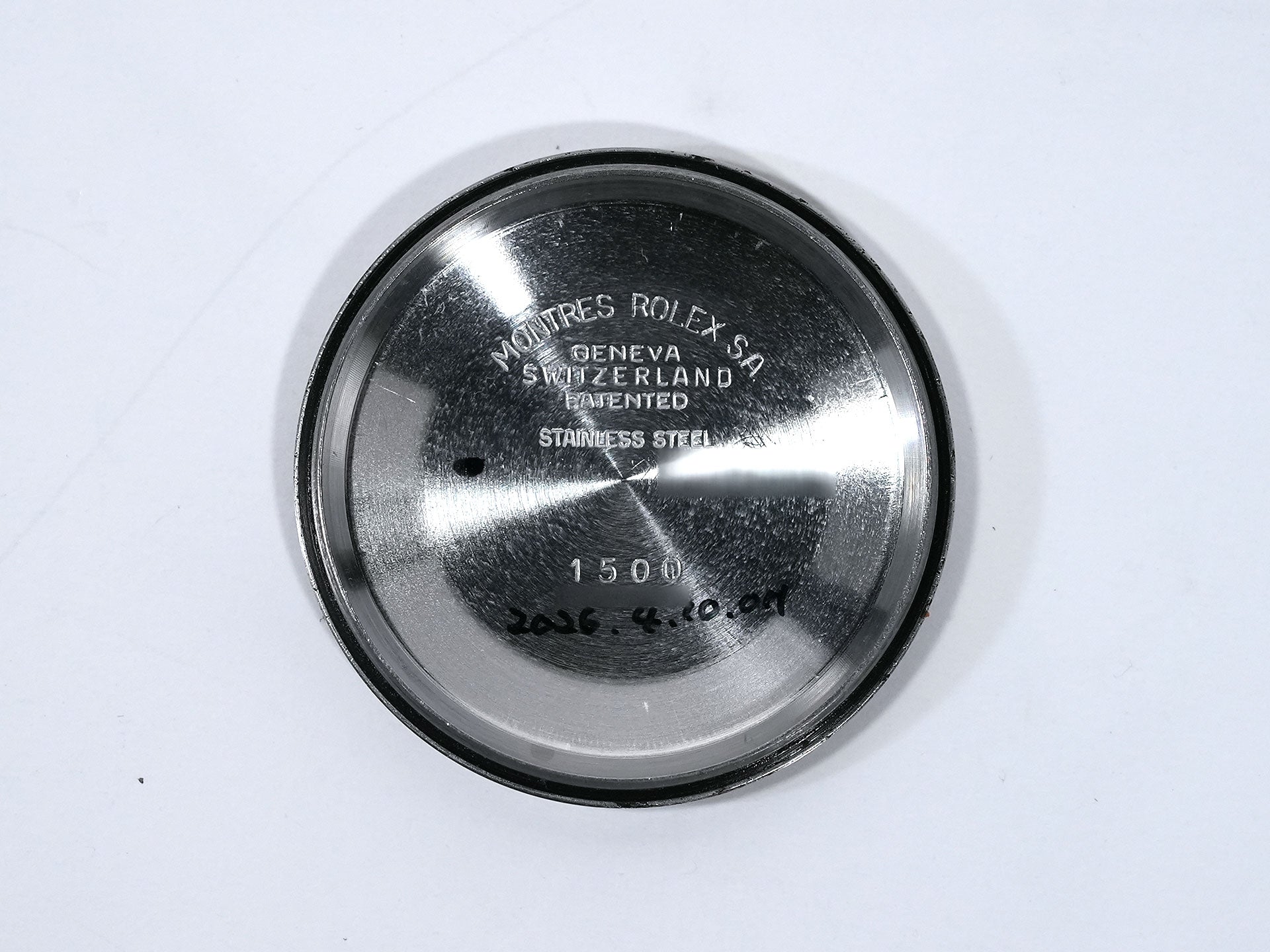 ロレックス オイスターパーペチュアル デイト Ref.1500 ステンレススチール ブラック文字盤 中古 84yvu8na