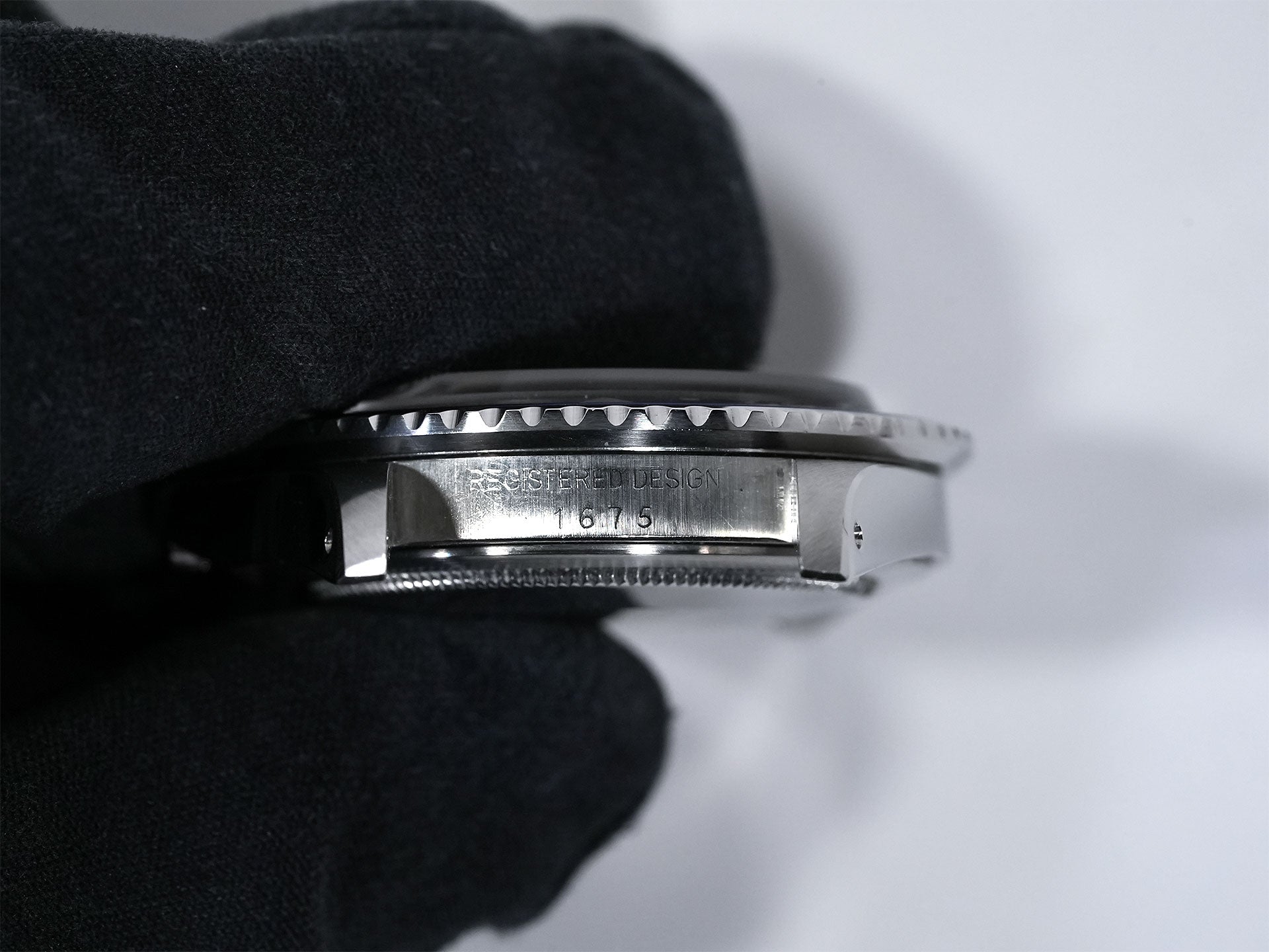 ロレックス GMTマスター Ref.1675 ステンレススチール ブラック文字盤 オイスターブレスレット 中古 pq5gc2z2