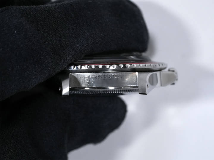 ロレックス GMTマスター Ref.1675 ステンレススチール ブラック文字盤 オイスターブレスレット 中古 pq5gc2z2