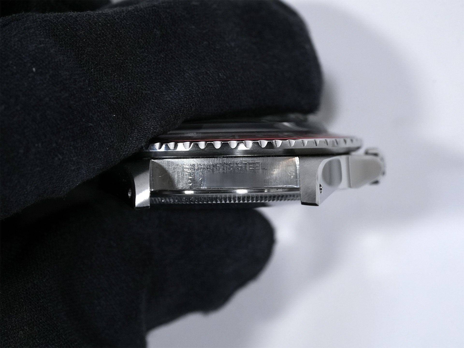 ロレックス GMTマスター Ref.1675 ステンレススチール ブラック文字盤 オイスターブレスレット 中古 pq5gc2z2