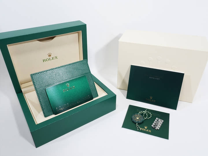 ロレックス デイトジャスト36 Ref.126234G ステンレススチール/ホワイトゴールド ブライトブルーx10Pダイヤ文字盤 ジュビリーブレスレット 美中古 ukhag7nh