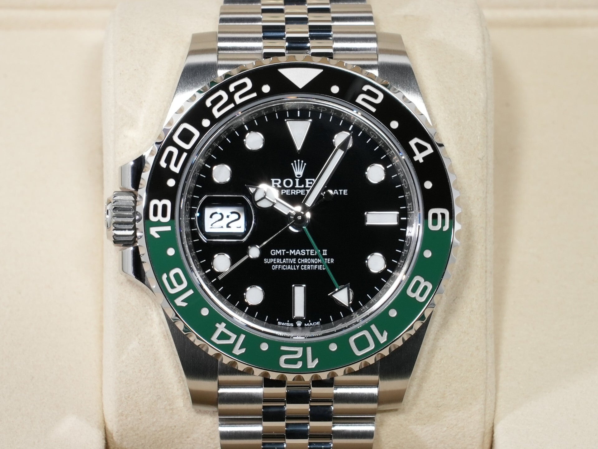 ロレックス GMTマスターII Ref.126720VTNR ステンレススチール ブラック文字盤 ジュビリーブレスレット 未使用 wkiirut2
