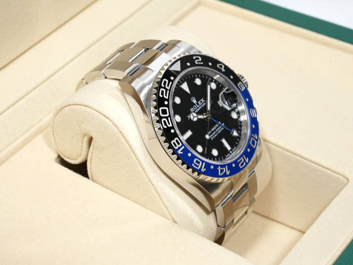 ロレックス GMTマスターII Ref.126710BLNR ステンレススチール ブラック文字盤 オイスターブレスレット 未使用 npr4nbkr