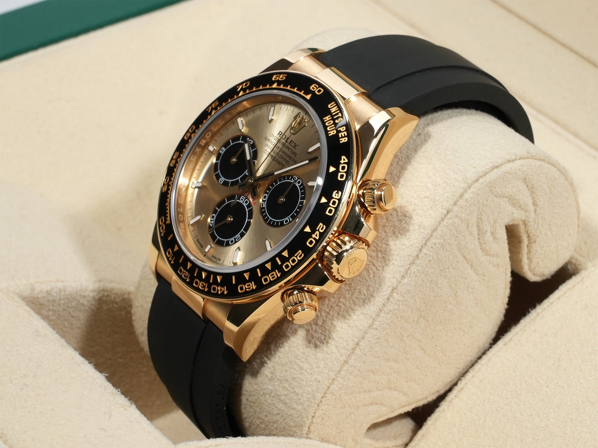ロレックス デイトナ Ref.126518LN イエローゴールド ゴールデンxブライトブラック文字盤 美中古 y3dhj8ry