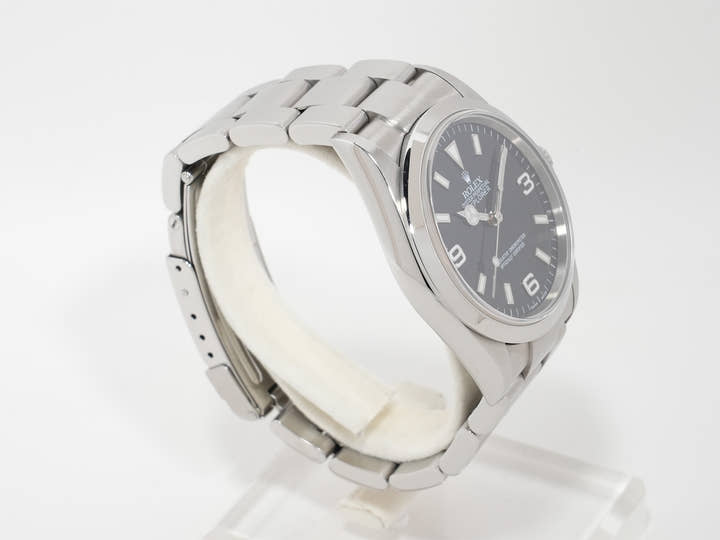 ロレックス エクスプローラーI Ref.114270 ステンレススチール ブラック文字盤 オイスターブレスレット 美中古 ukkvhw48