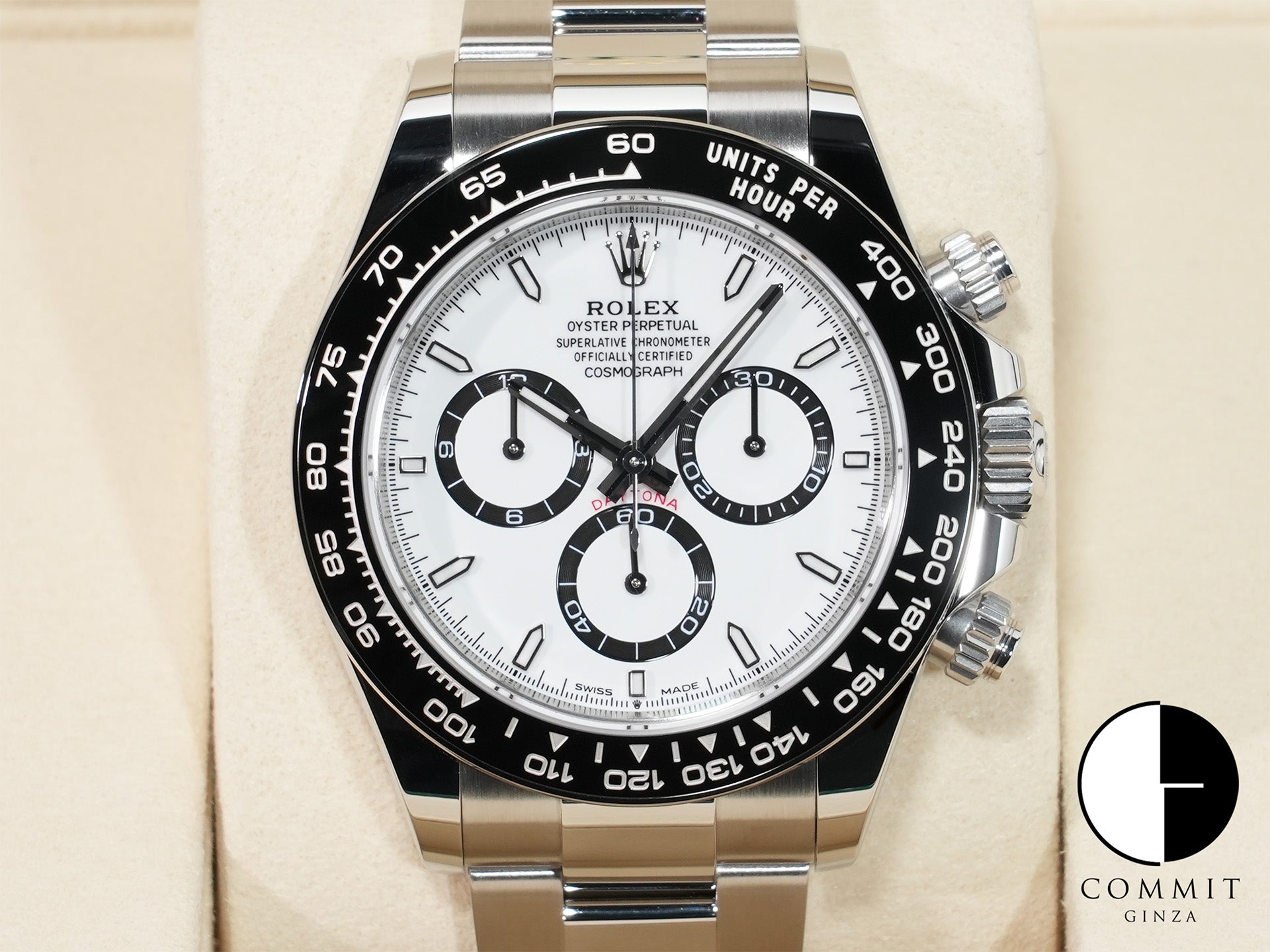 ロレックス デイトナ Ref.126500LN ステンレススチール ホワイト文字盤 未使用 zjxx3btv