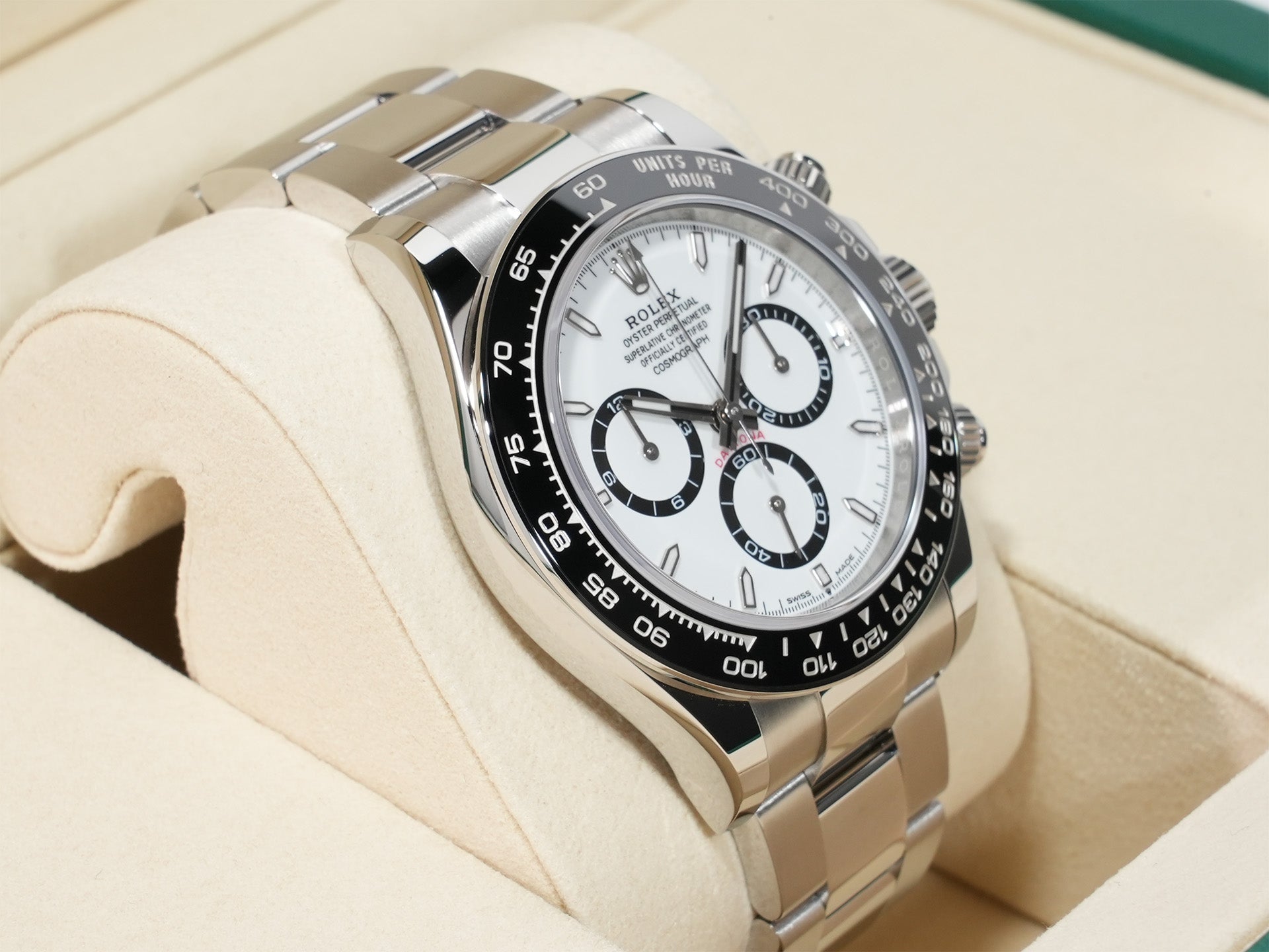 ロレックス デイトナ Ref.126500LN ステンレススチール ホワイト文字盤 未使用 zjxx3btv