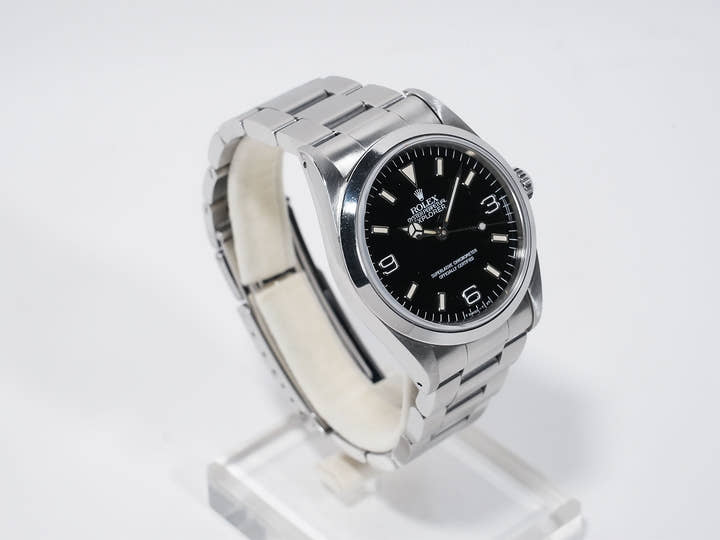 ROLEX Explorer I Ref.14270 Stainless Steel Black Dial Oyster Bracelet Used isok2civ