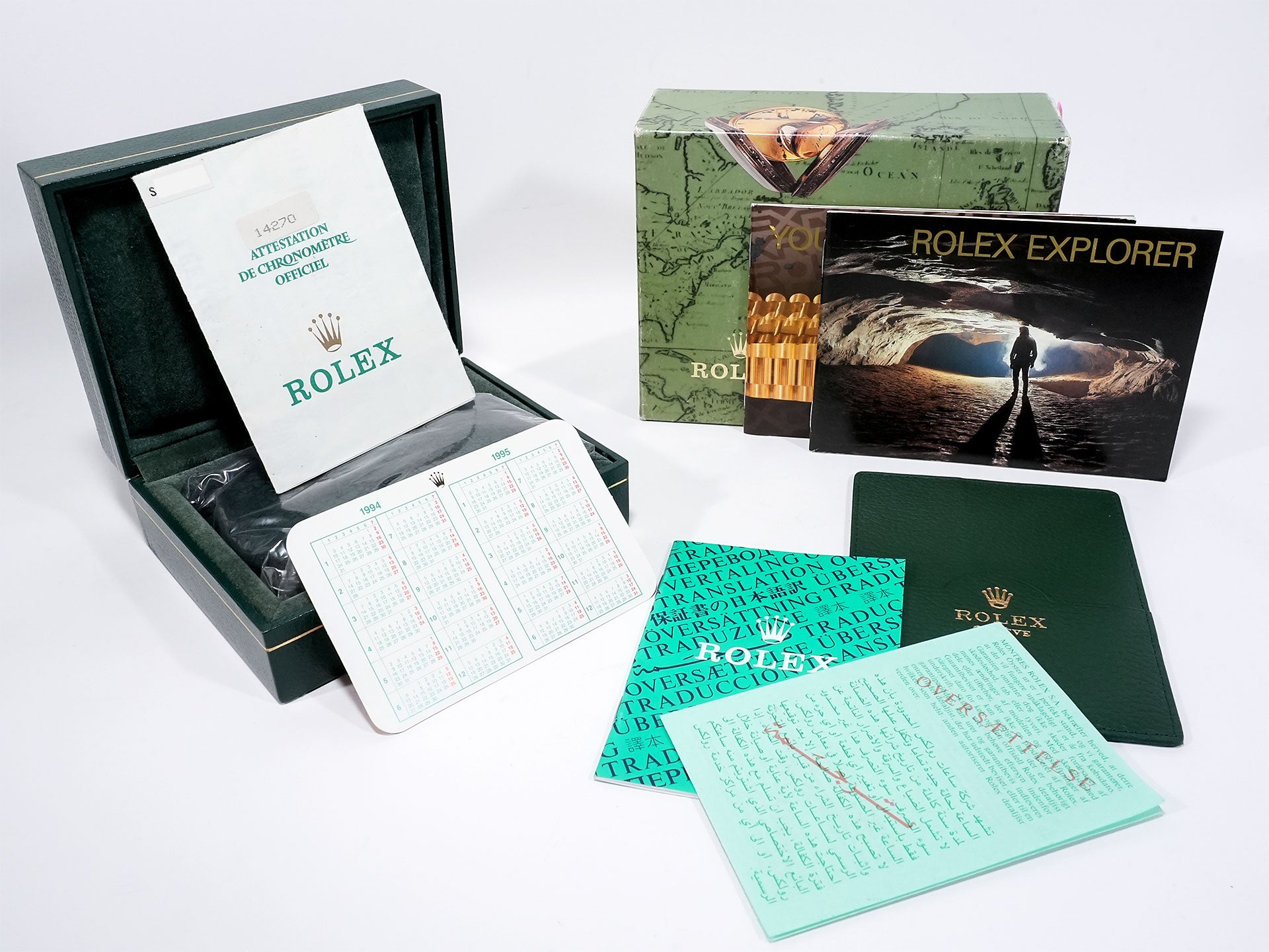 ROLEX Explorer I Ref.14270 Stainless Steel Black Dial Oyster Bracelet Used isok2civ