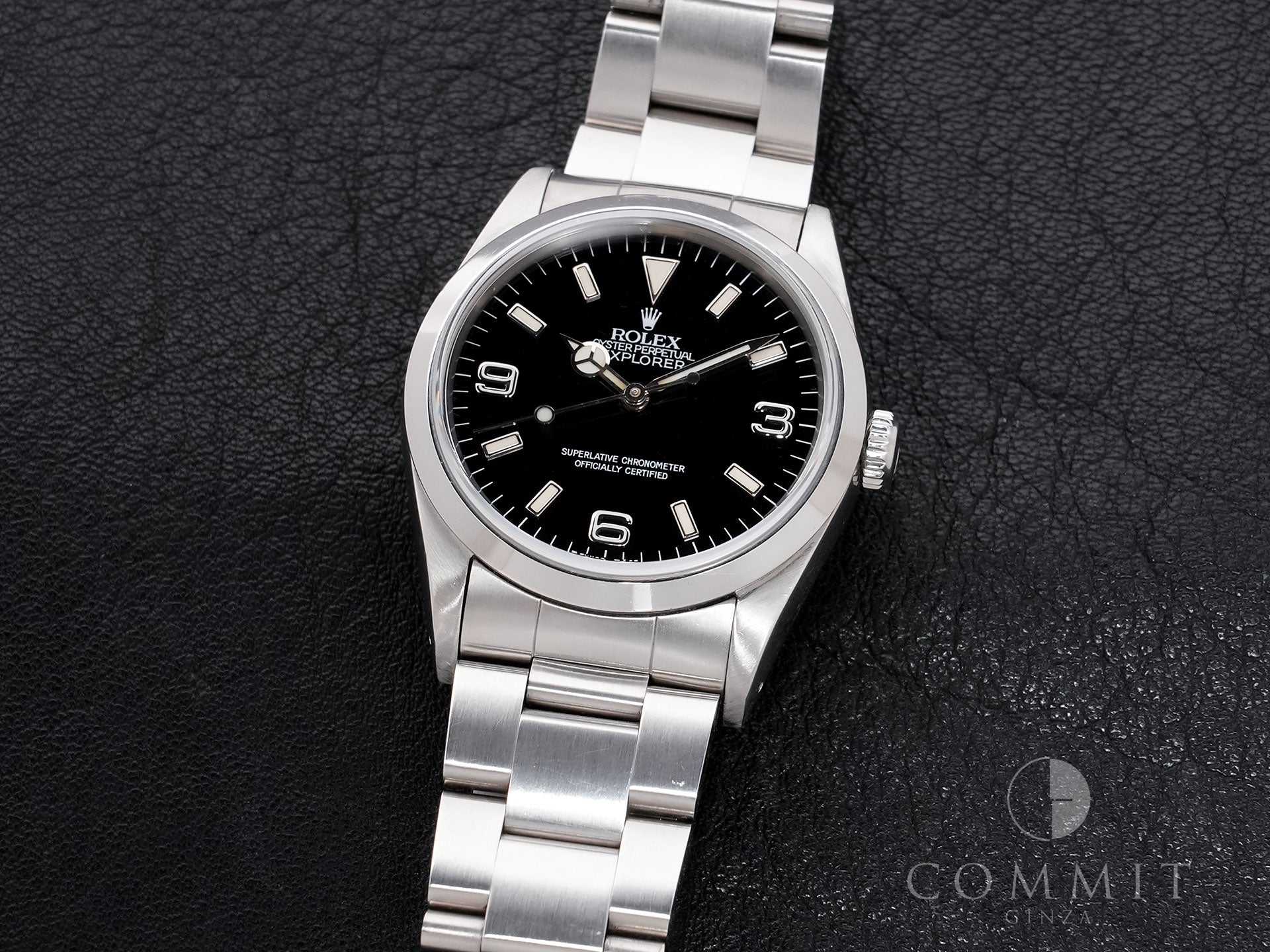 ROLEX Explorer I Ref.14270 Stainless Steel Black Dial Oyster Bracelet Used isok2civ