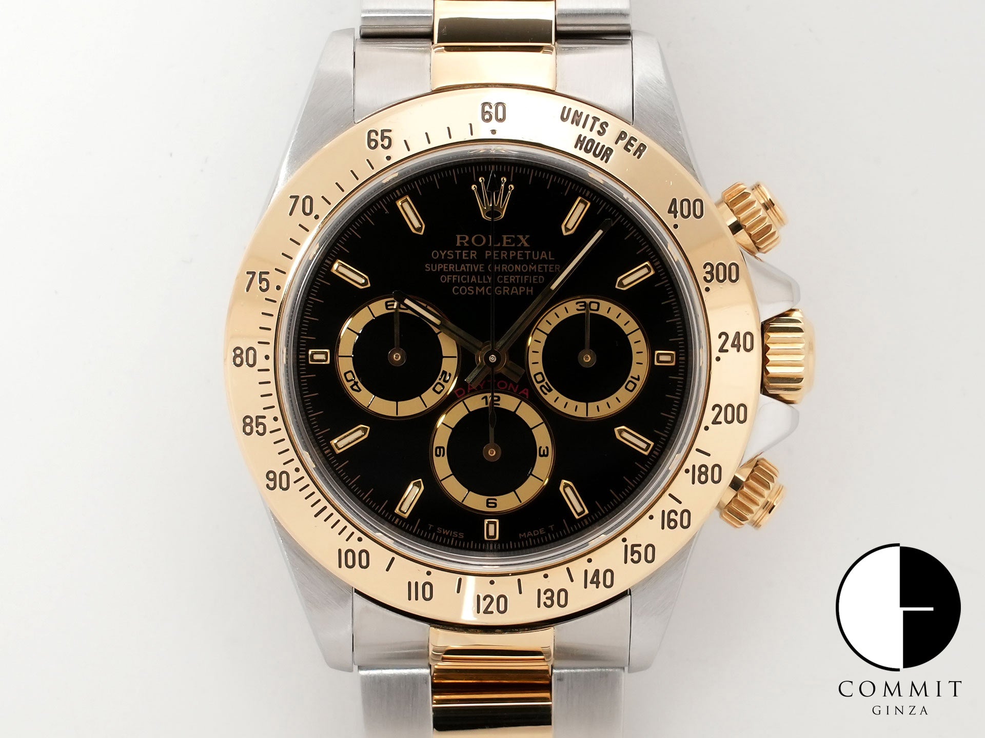 ロレックス デイトナ エルプリメロ Ref.16523 ステンレススチール/イエローゴールド ブラック文字盤 中古 bqhbxmvk