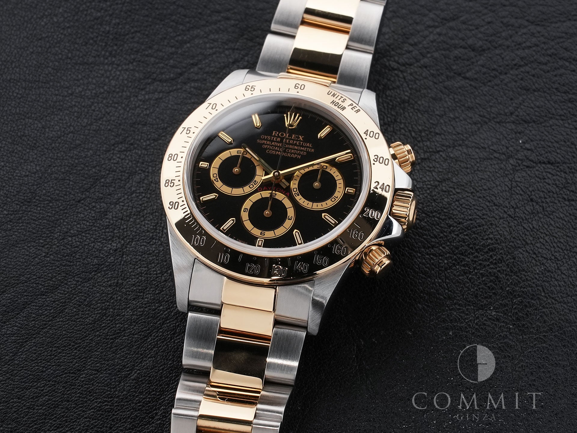 ロレックス デイトナ エルプリメロ Ref.16523 ステンレススチール/イエローゴールド ブラック文字盤 中古 bqhbxmvk