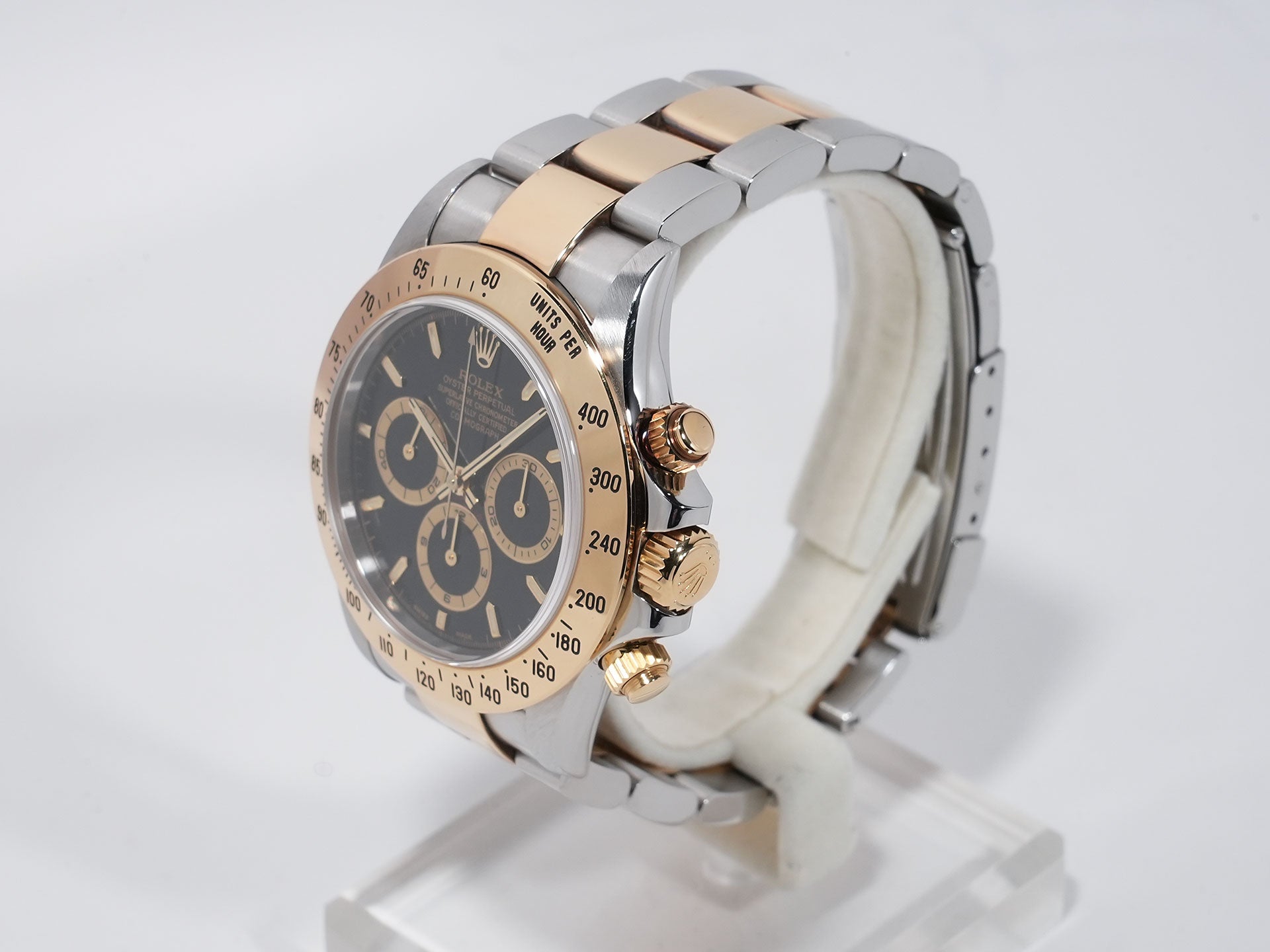 ロレックス デイトナ エルプリメロ Ref.16523 ステンレススチール/イエローゴールド ブラック文字盤 中古 v59cnzyg