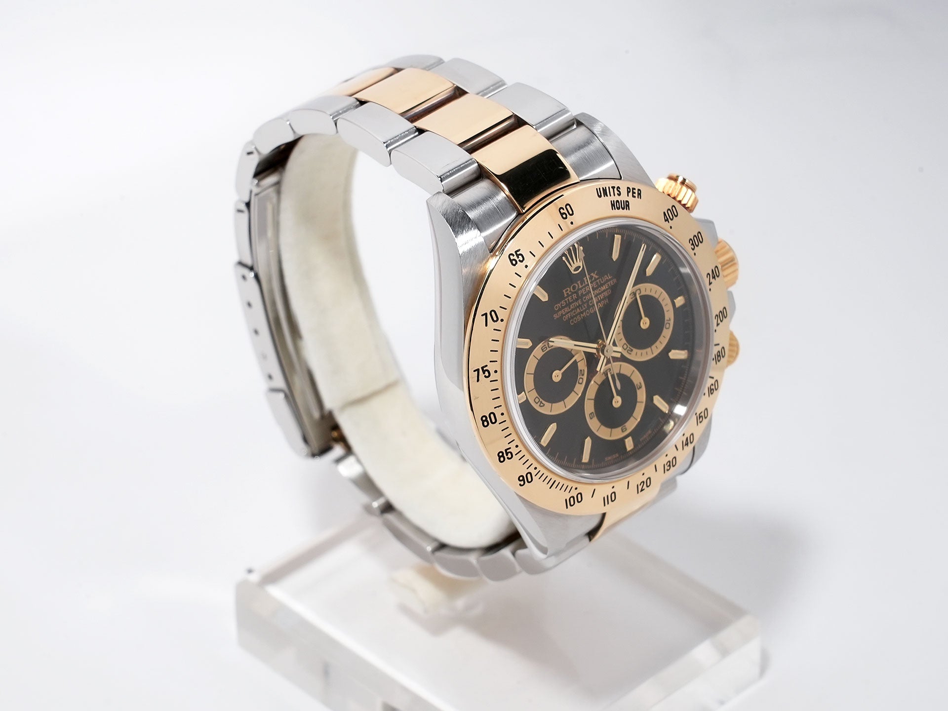 ロレックス デイトナ エルプリメロ Ref.16523 ステンレススチール/イエローゴールド ブラック文字盤 中古 v59cnzyg