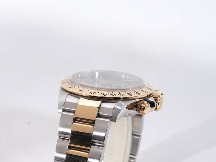 ロレックス デイトナ エルプリメロ Ref.16523 ステンレススチール/イエローゴールド ブラック文字盤 中古 v59cnzyg