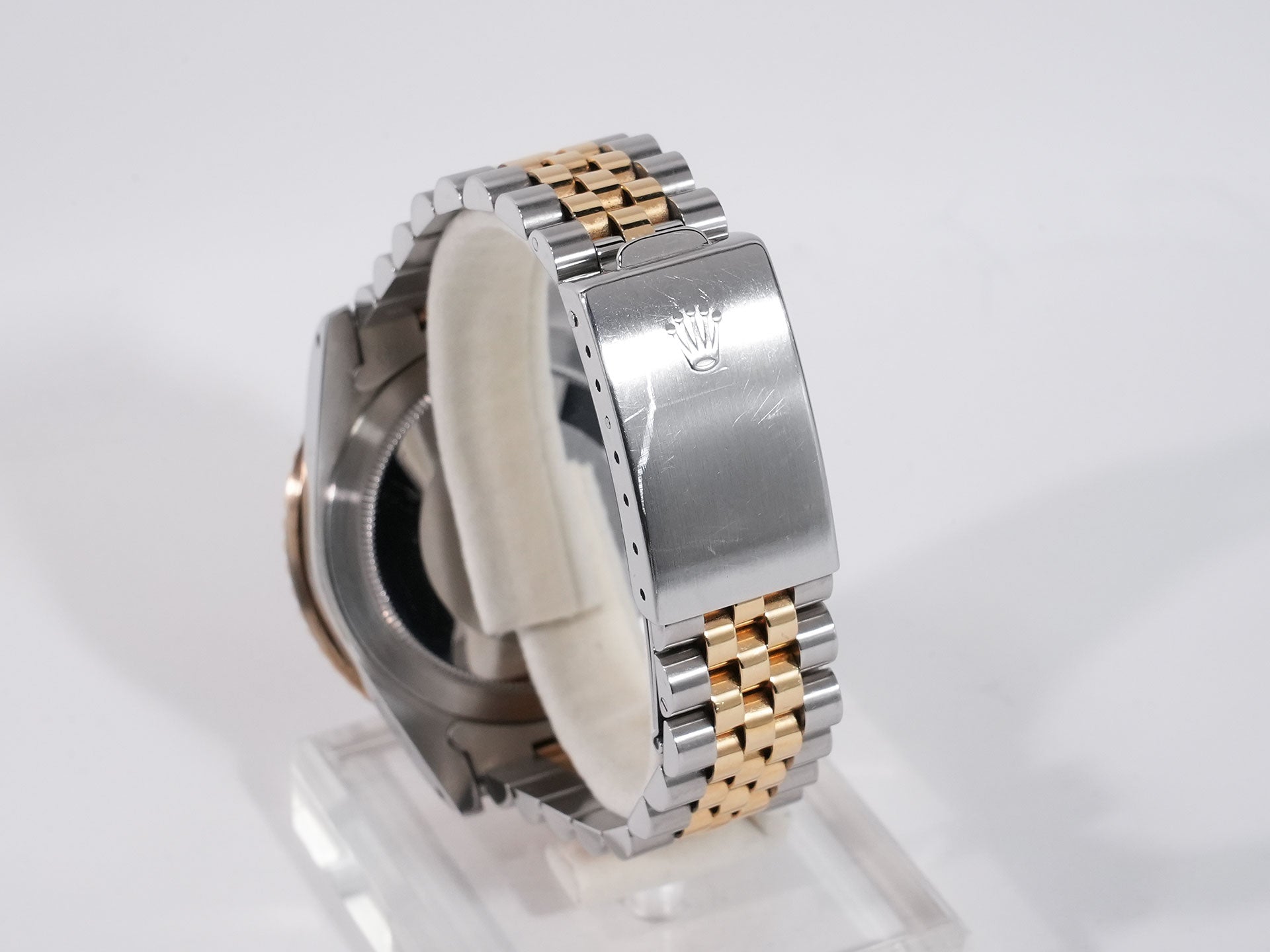 ROLEX GMT-Master Ref. 16753 Stainless Steel/Yellow Gold Brown Dial Jubilee Bracelet Used qdumxeih