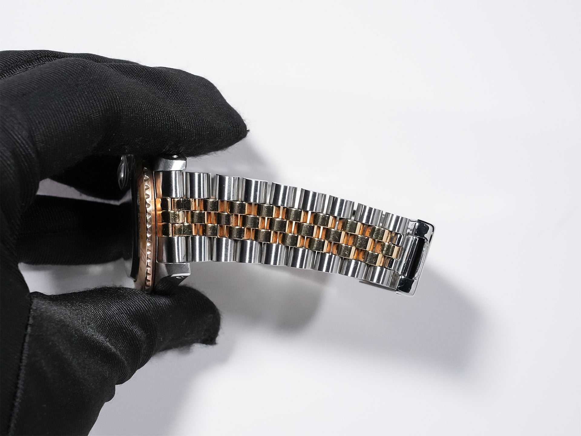 ROLEX GMT-Master Ref. 16753 Stainless Steel/Yellow Gold Brown Dial Jubilee Bracelet Used qdumxeih