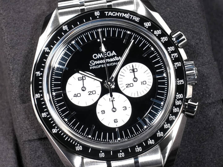 オメガ スピードマスター ムーンウォッチ プロフェッショナル Ref.310.30.42.50.01.004 ステンレススチール ブラックxホワイト文字盤 未使用 dsmpn584