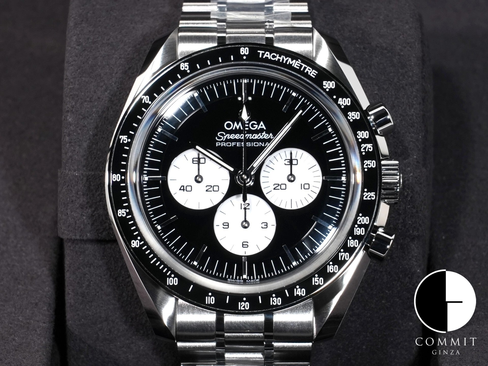 オメガ スピードマスター ムーンウォッチ プロフェッショナル Ref.310.30.42.50.01.004 ステンレススチール ブラックxホワイト文字盤 未使用 attda43x