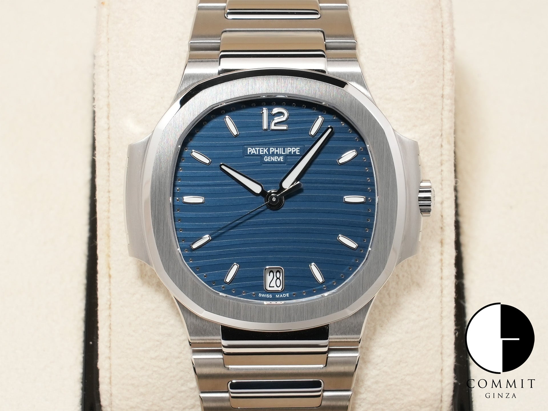 パテックフィリップ ノーチラス Ref.7118/1A-001 ステンレススチール ブルー文字盤 未使用 k48w62fb