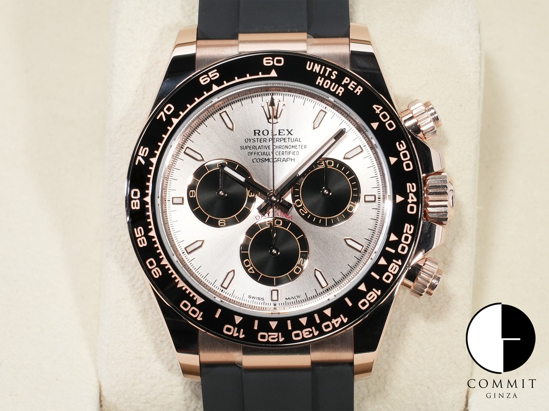 ロレックス デイトナ Ref.126515LN エバーローズゴールド サンダストxブライトブラック文字盤 未使用 fyv4ewfh