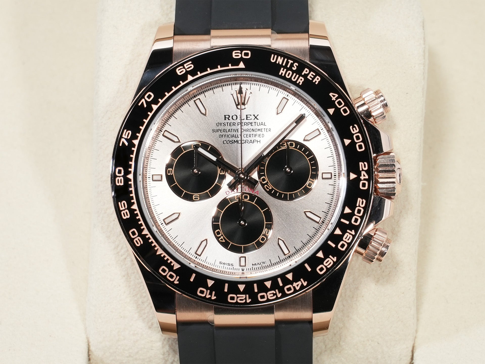 ロレックス デイトナ Ref.126515LN エバーローズゴールド サンダストxブライトブラック文字盤 未使用 fyv4ewfh