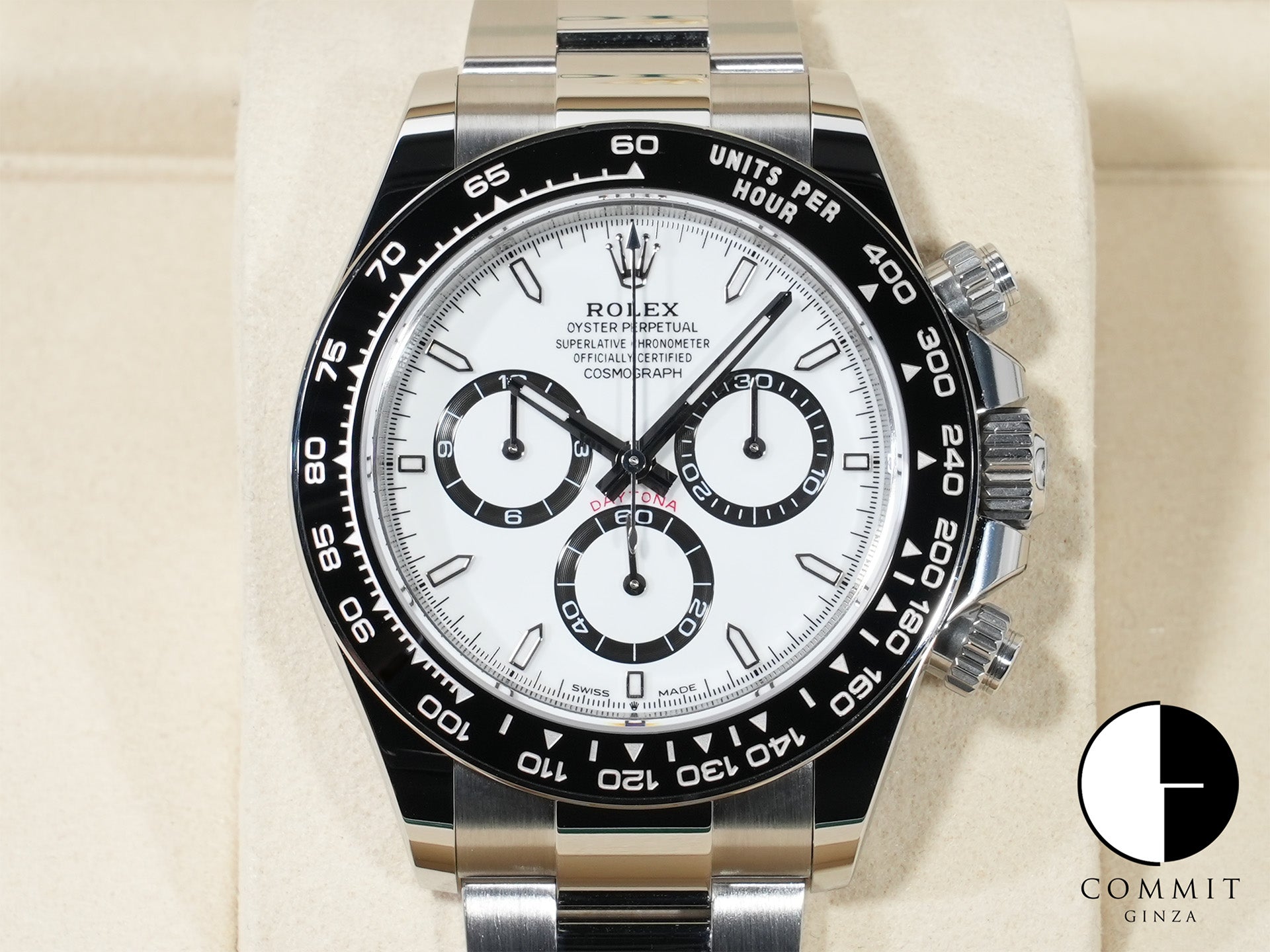 ロレックス デイトナ Ref.126500LN ステンレススチール ホワイト文字盤 未使用 htrat49r