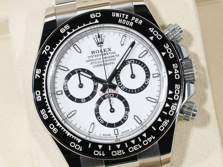 ロレックス デイトナ Ref.126500LN ステンレススチール ホワイト文字盤 未使用 htrat49r