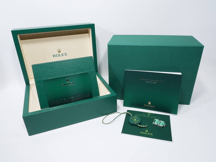 ロレックス デイトジャスト41 Ref.126334 ステンレススチール/ホワイトゴールド ミントグリーン文字盤 オイスターブレスレット 未使用 zoykzqku
