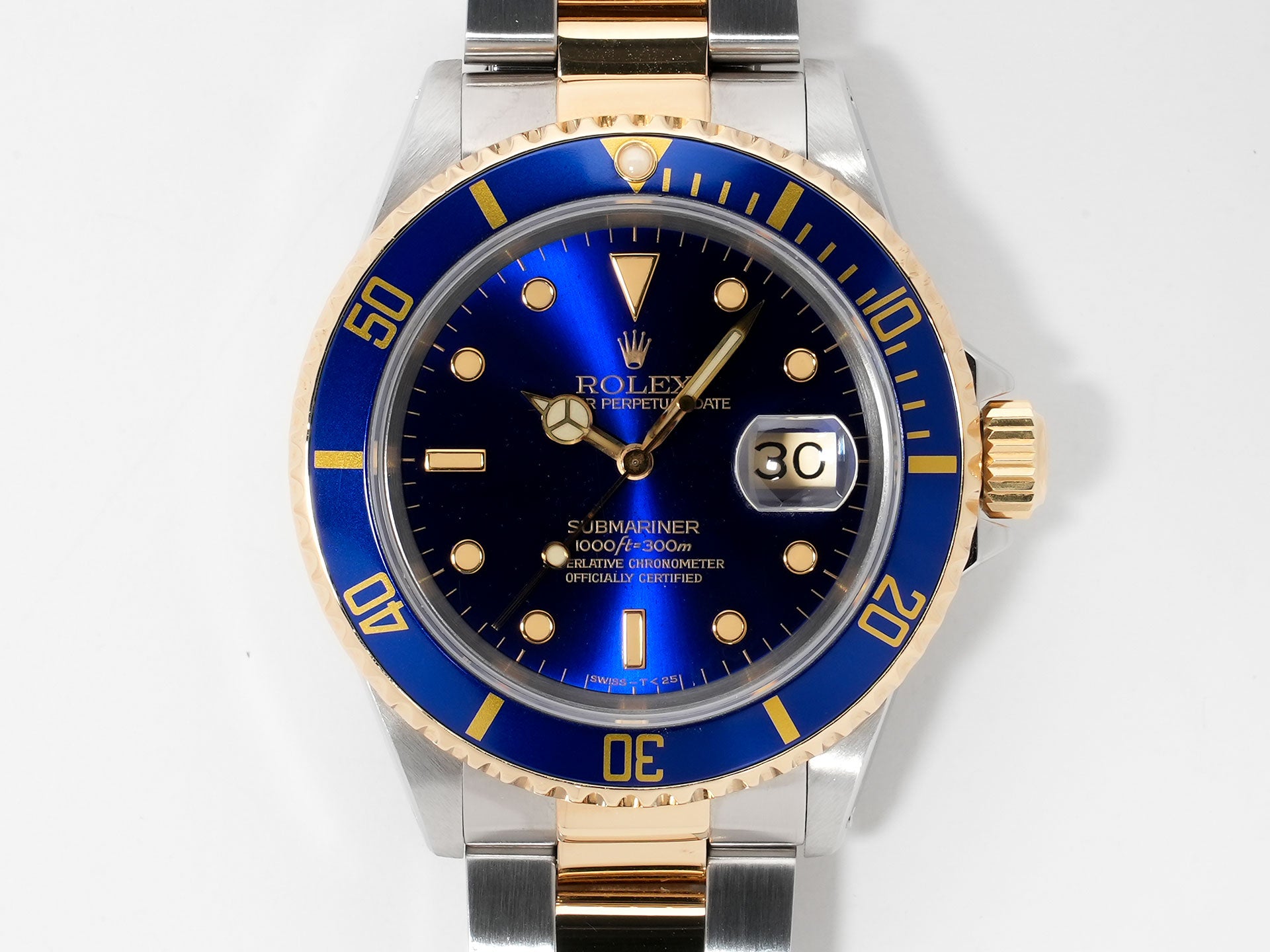 ロレックス サブマリーナー デイト Ref.16613 ステンレススチール/イエローゴールド ブルー文字盤 中古 2f4x3qkq