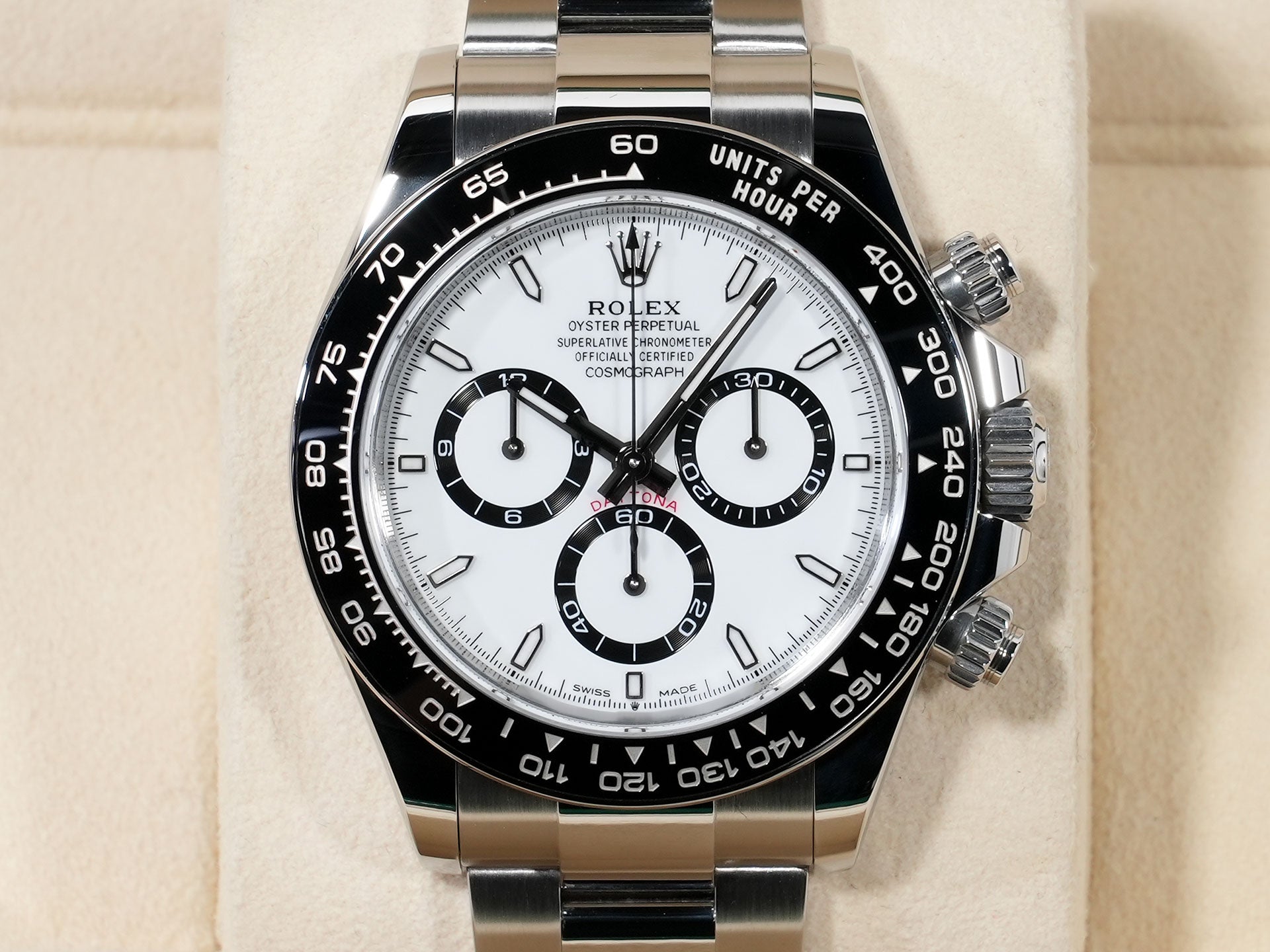 ロレックス デイトナ Ref.126500LN ステンレススチール ホワイト文字盤 美品 cknusa34