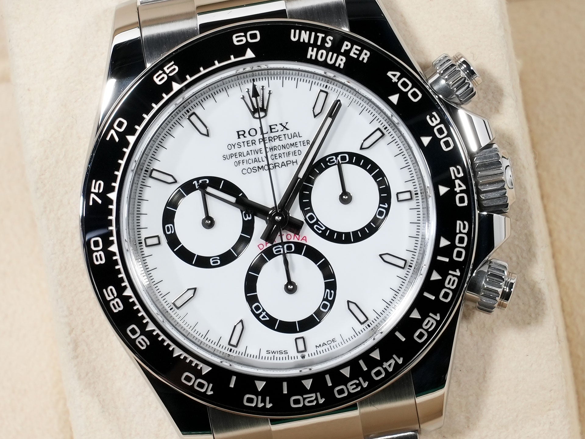 Rolex Daytona Ref. 126500LN Stainless Steel White Dial Excellent Condition cknusa34