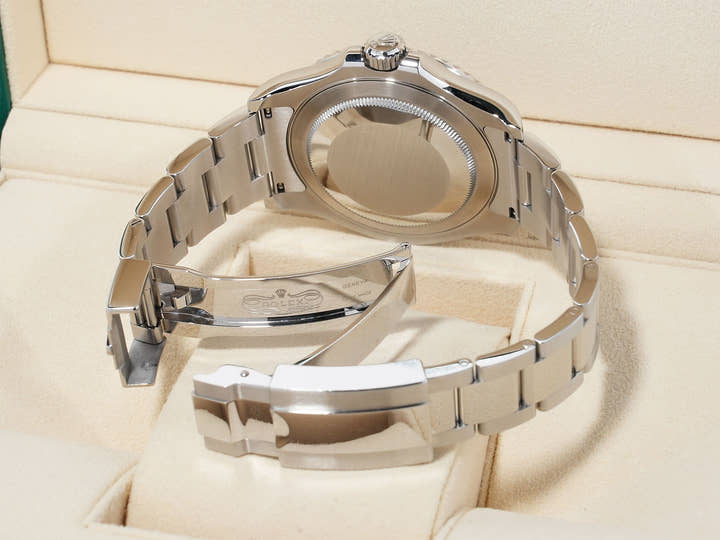 ロレックス ヨットマスター40 Ref.126622 ステンレススチール/プラチナ ブライトブルー文字盤 中古 ghx22ruy