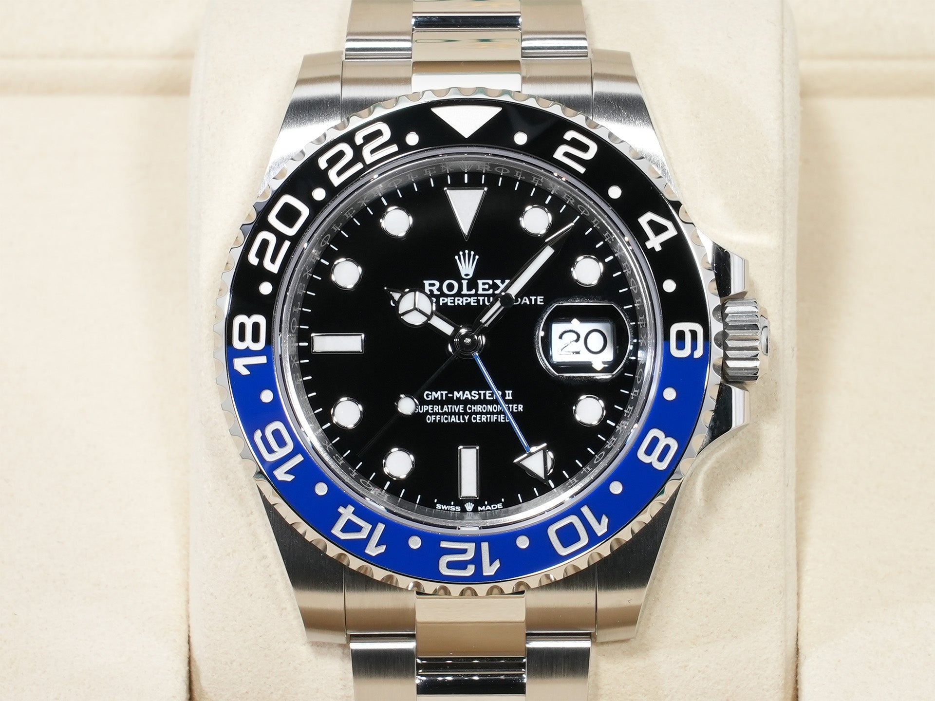 ロレックス GMTマスターII Ref.126710BLNR ステンレススチール ブラック文字盤 オイスターブレスレット 未使用 2eyr2ch5