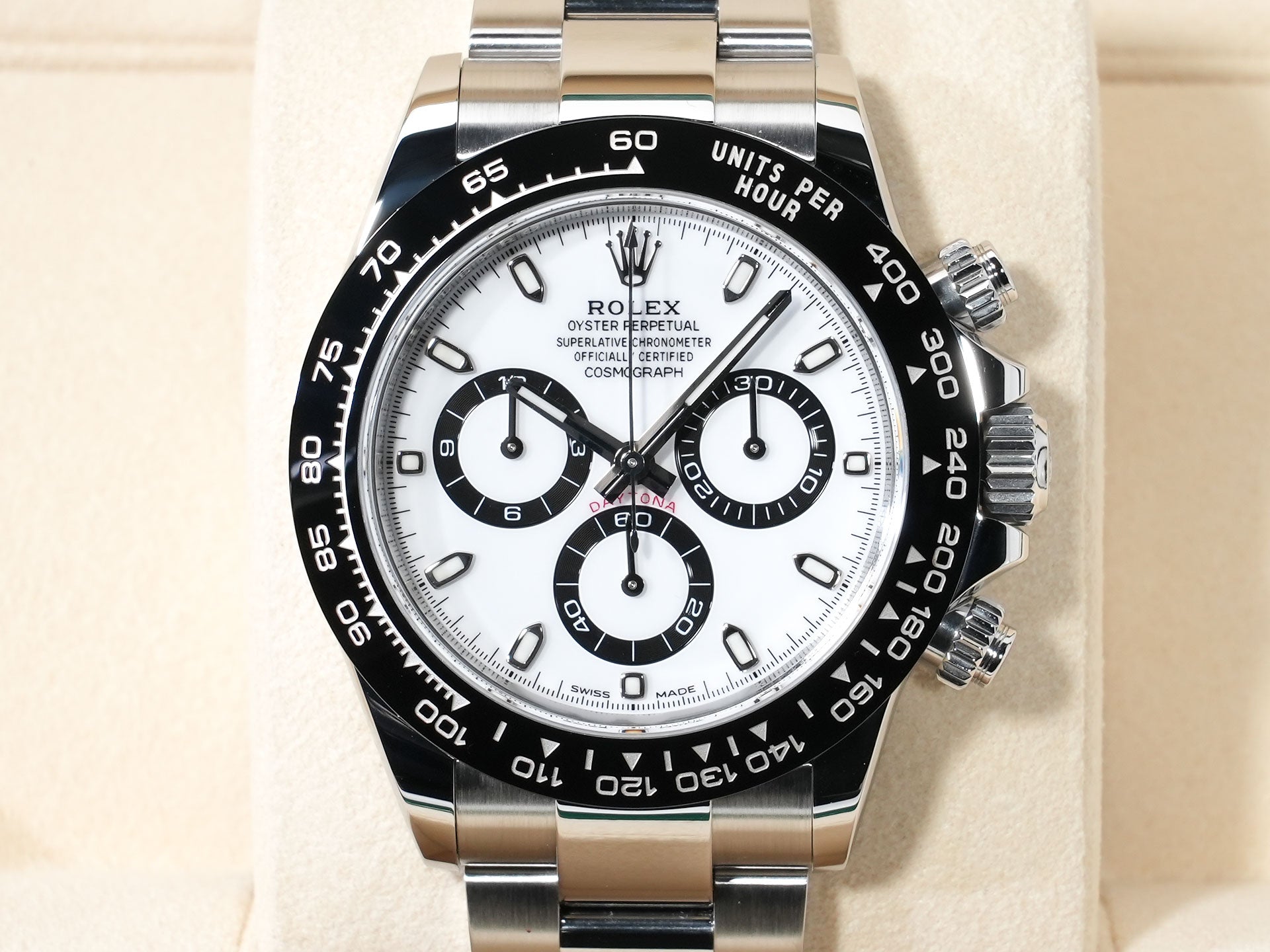 ロレックス デイトナ Ref.116500LN ステンレススチール ホワイト文字盤 美品 8cwwqb7o