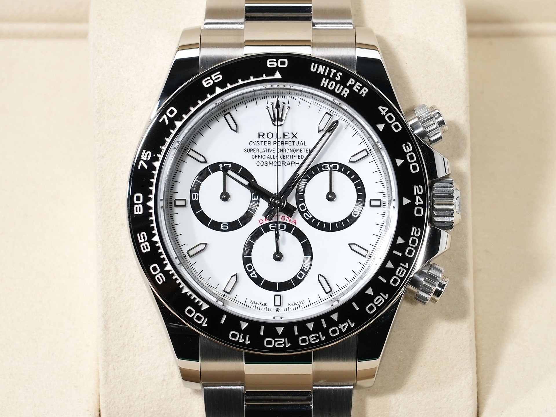 ロレックス デイトナ Ref.126500LN ステンレススチール ホワイト文字盤 美品 ec2kjctf