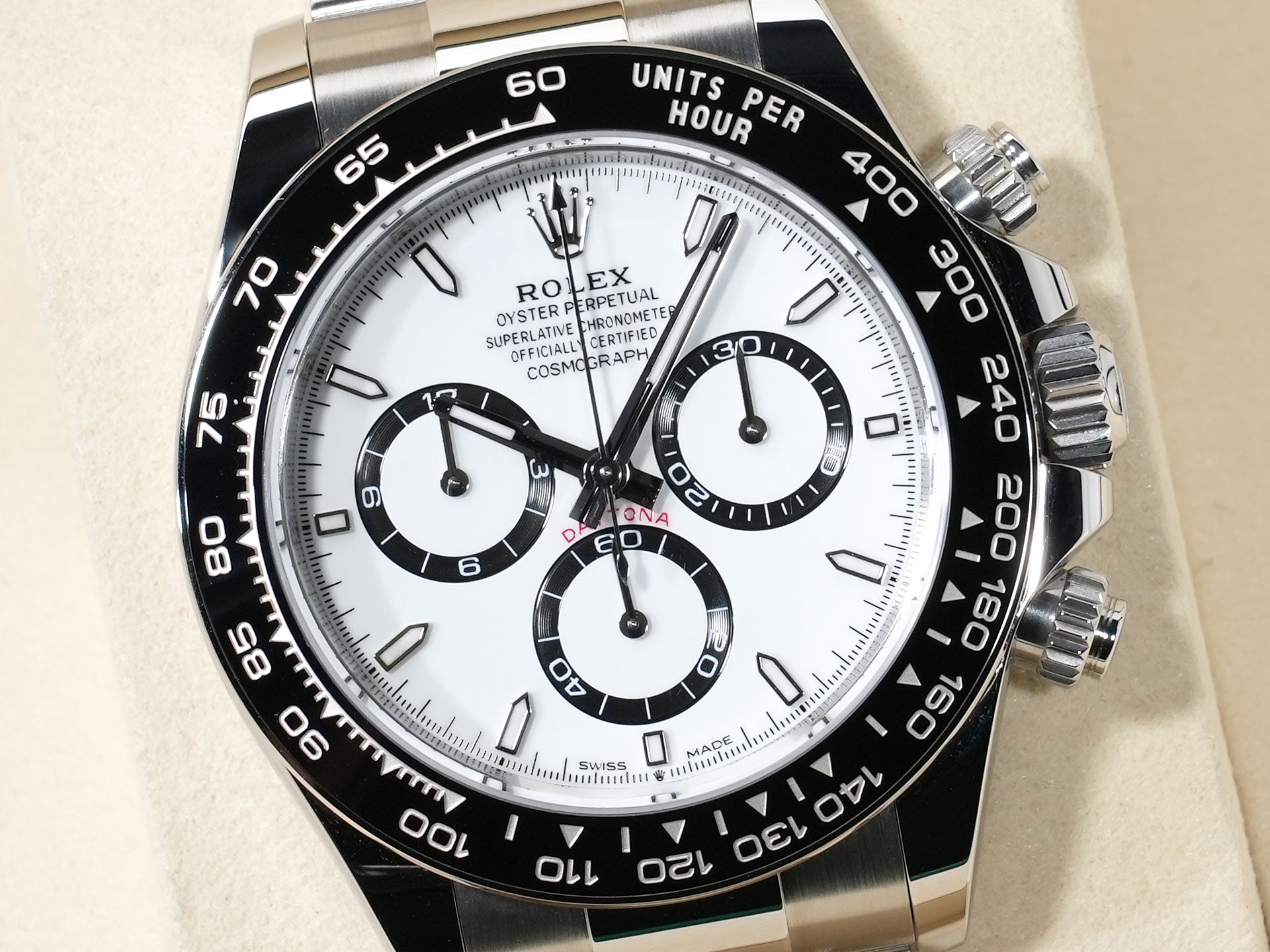 ロレックス デイトナ Ref.126500LN ステンレススチール ホワイト文字盤 美品 ec2kjctf