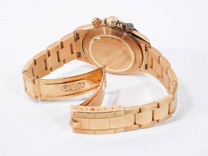 Rolex Daytona El Primero Ref. 16528G Yellow Gold Champagne x 8P Diamond Dial Used 3ws6sfh7