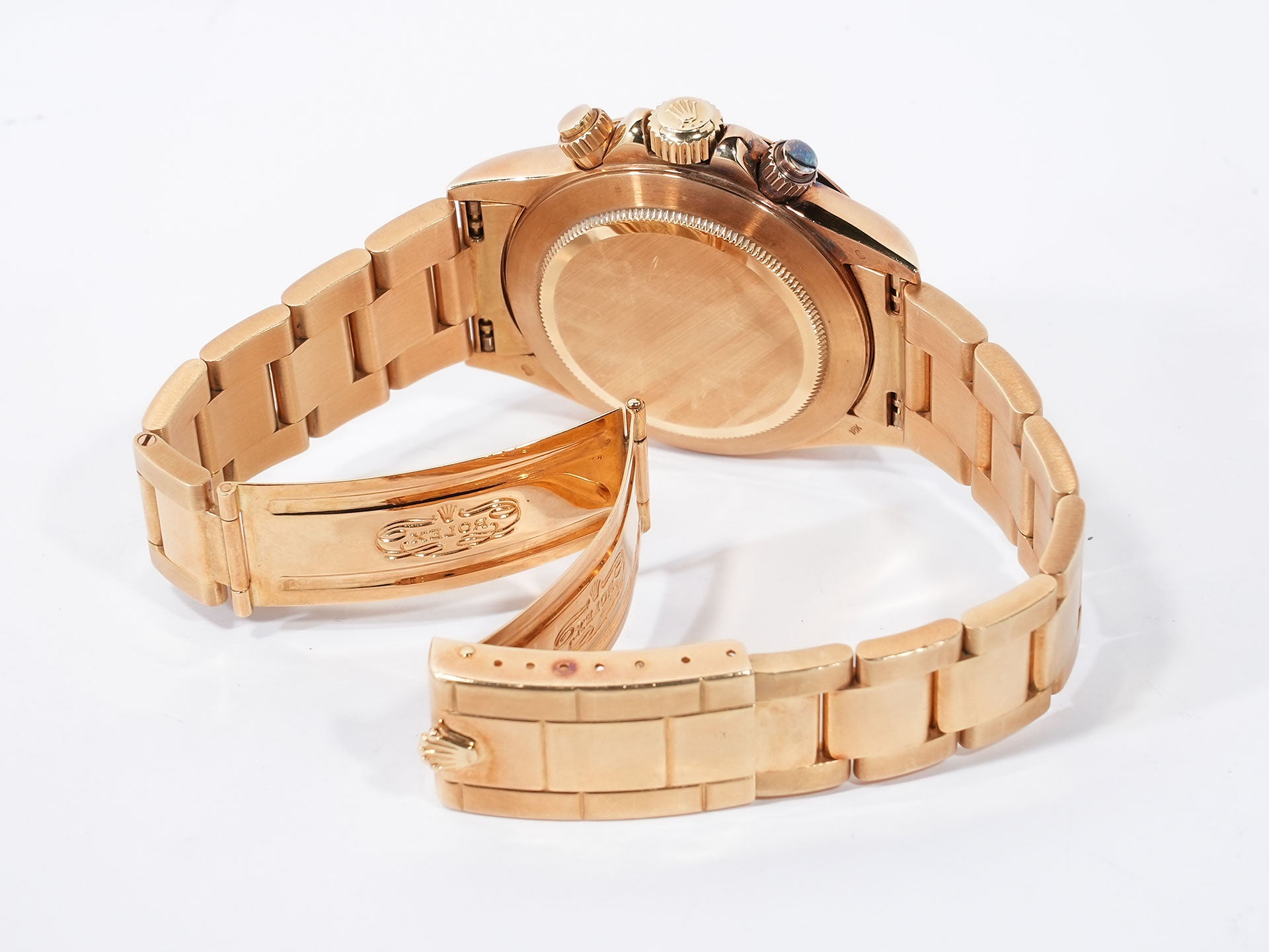 Rolex Daytona El Primero Ref. 16528G Yellow Gold Champagne x 8P Diamond Dial Used 3ws6sfh7