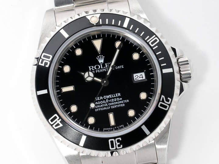 ロレックス シードゥエラー Ref.16600 ステンレススチール ブラック文字盤 美品 dd2g3kt5