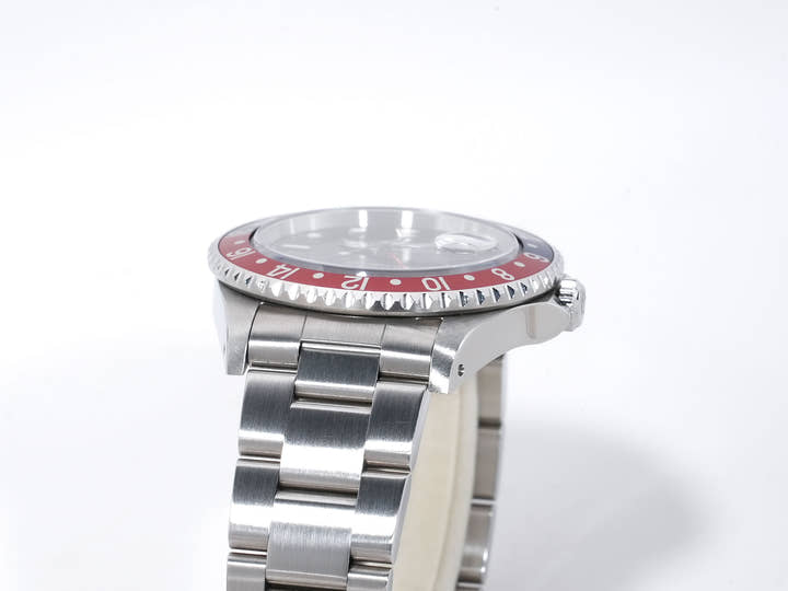 ロレックス GMTマスター Ref.16700 ステンレススチール ブラック文字盤 オイスターブレスレット 美中古 yi597qvt