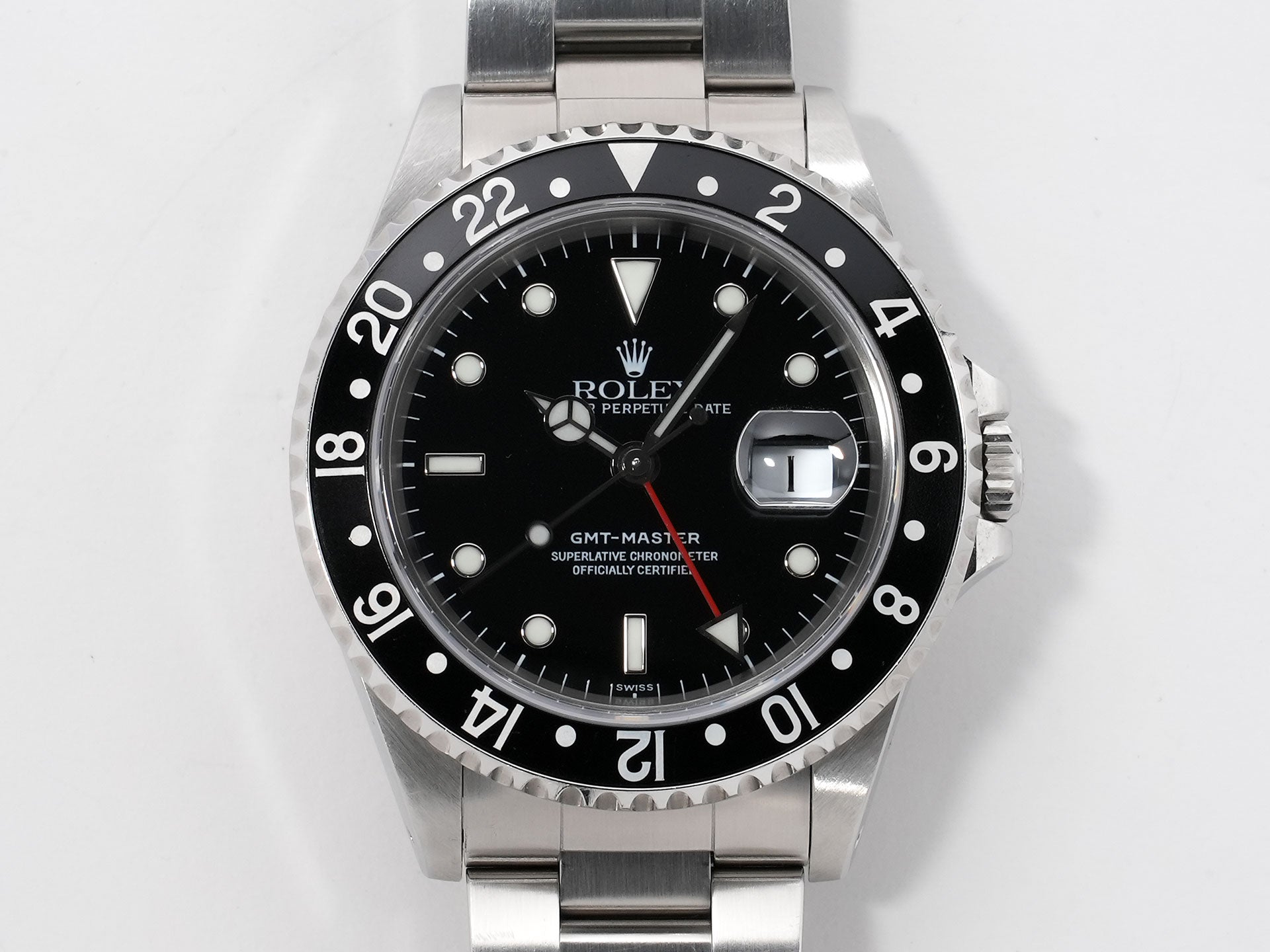 ロレックス GMTマスター Ref.16700 ステンレススチール ブラック文字盤 オイスターブレスレット 中古 2mhu3awf